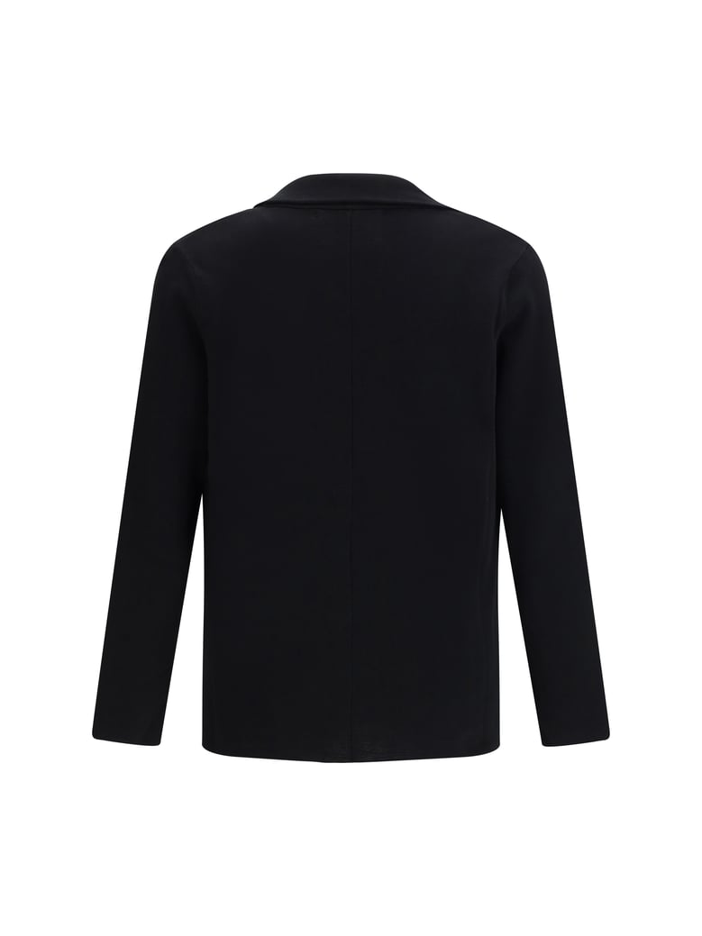 knit jacket black by Selfnex