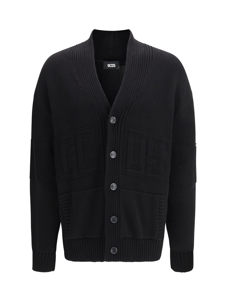 knit cardigan black by Selfnex