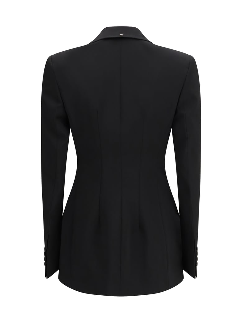 wool blazer black by Selfnex