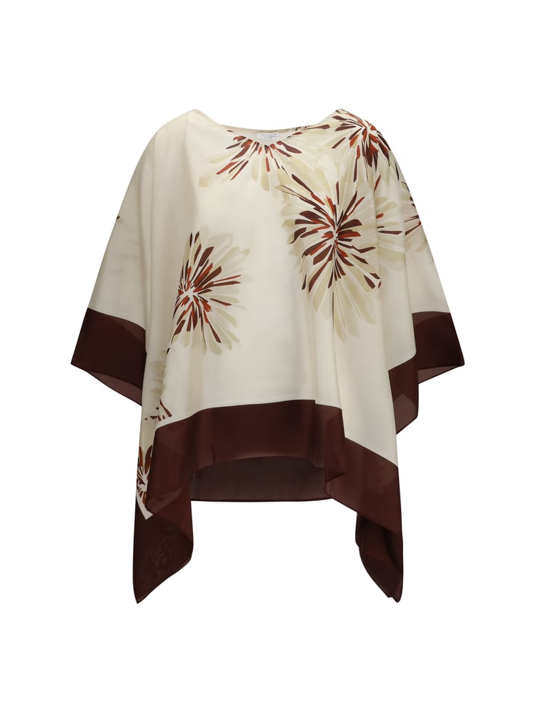 silk blouse natural by Selfnex