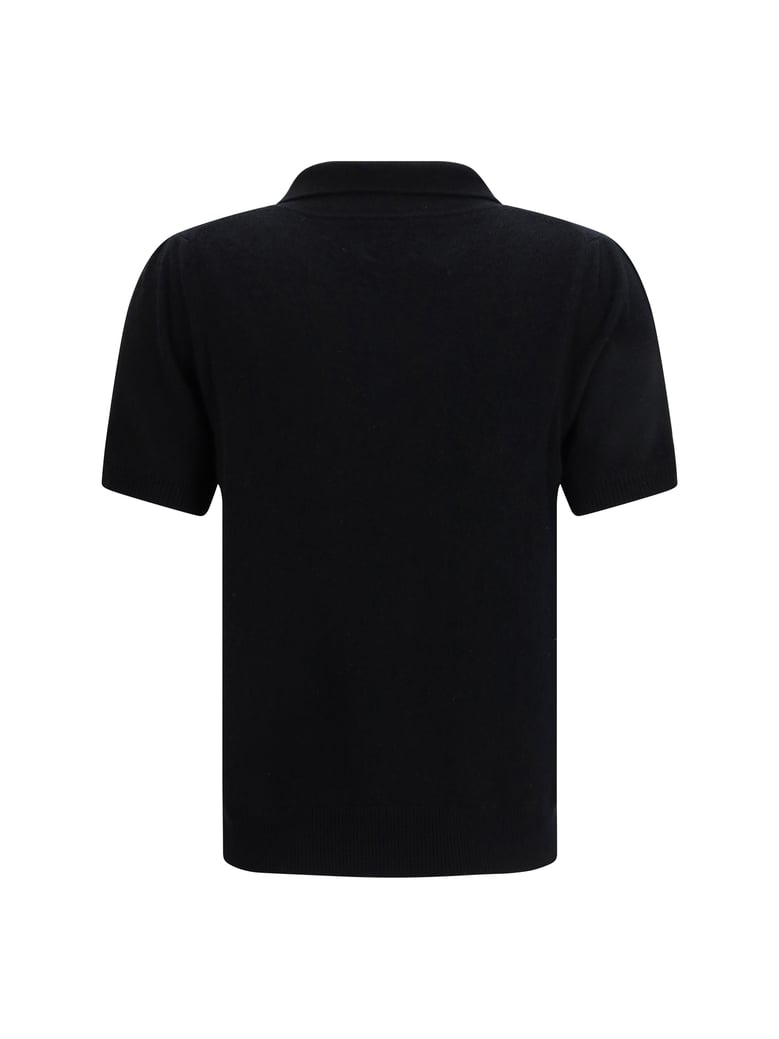 polo shirt cashmere black by Selfnex