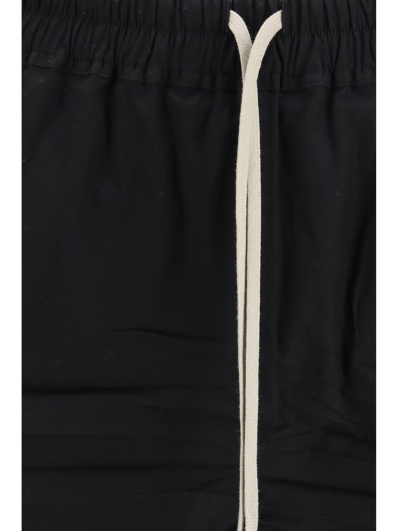 cotton drawstring shorts black by Selfnex