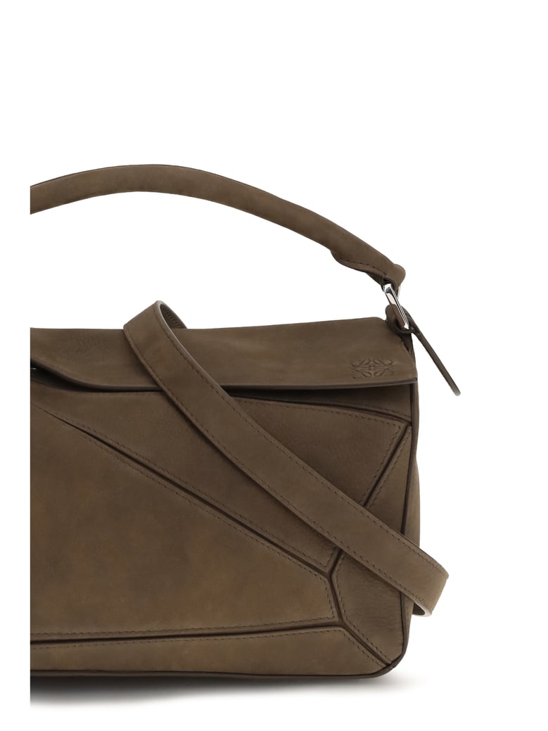 shoulder bag featherlight puzzle nubuck tundra by Selfnex