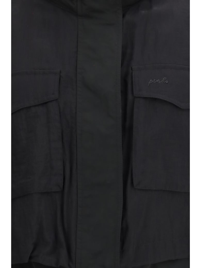 vest geraldine black nylon by Selfnex