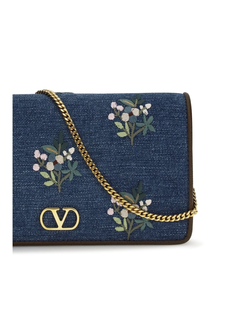 shoulder bag mini vlogo signature denim by Selfnex