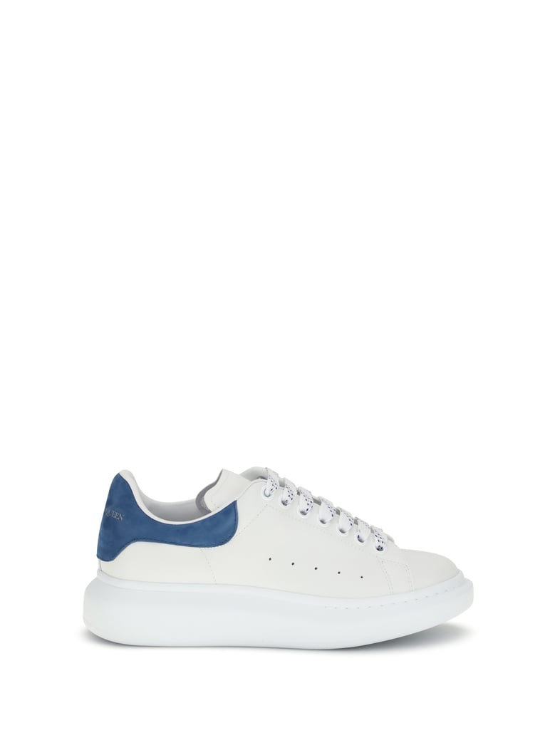 leather sneakers white/paris blue by Selfnex
