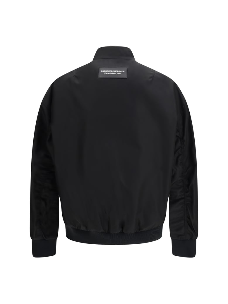bomber jacket hybrid black by Selfnex