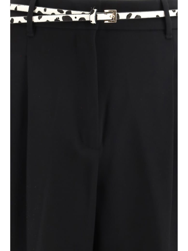 belted pants cady black by Selfnex