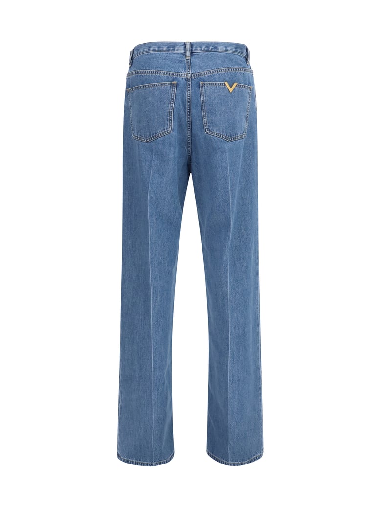 straight-leg denim jeans by Selfnex
