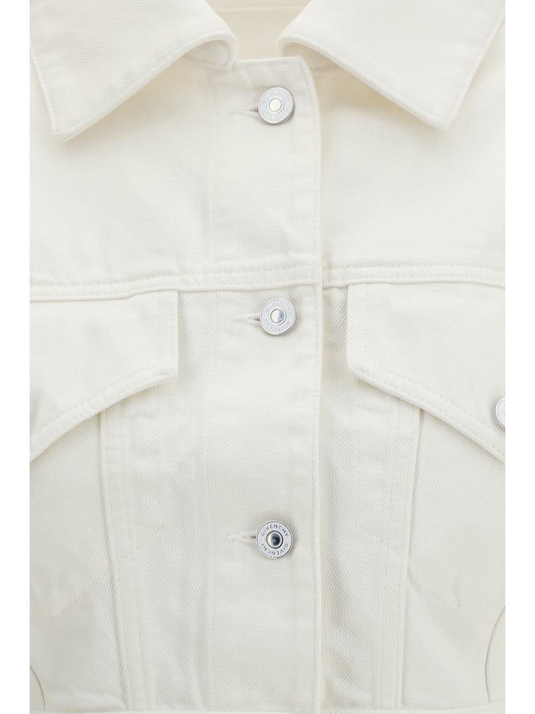 jacket cocoon raw denim off white by Selfnex