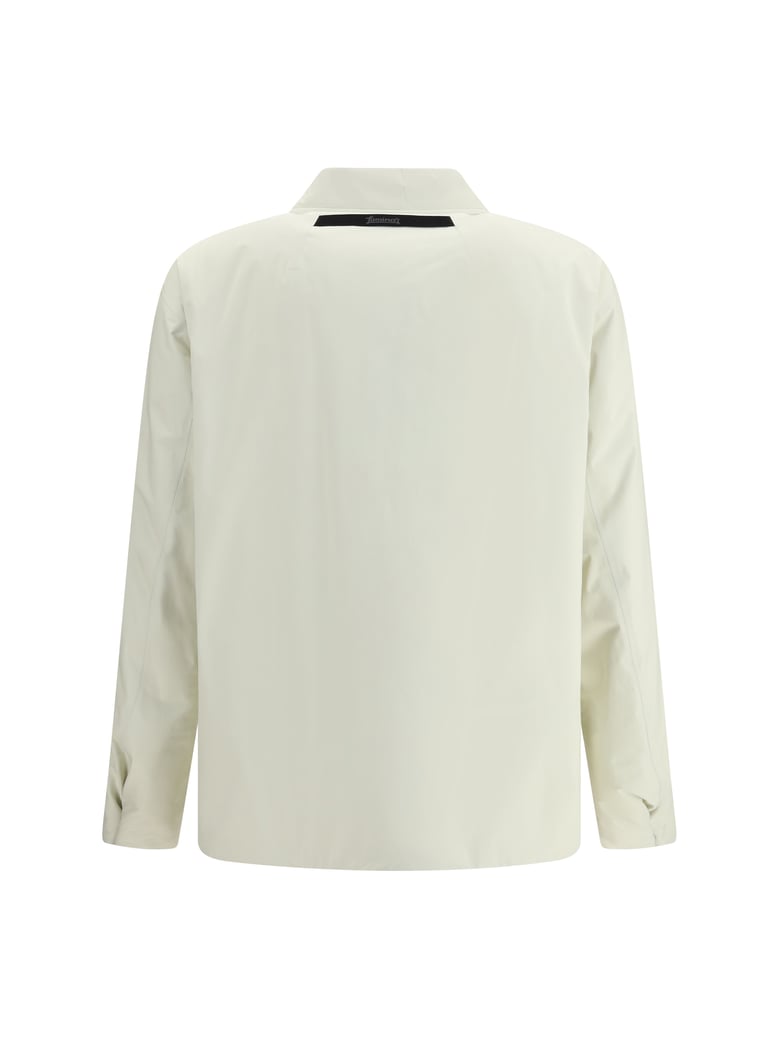 padded jacket dark ivory by Selfnex