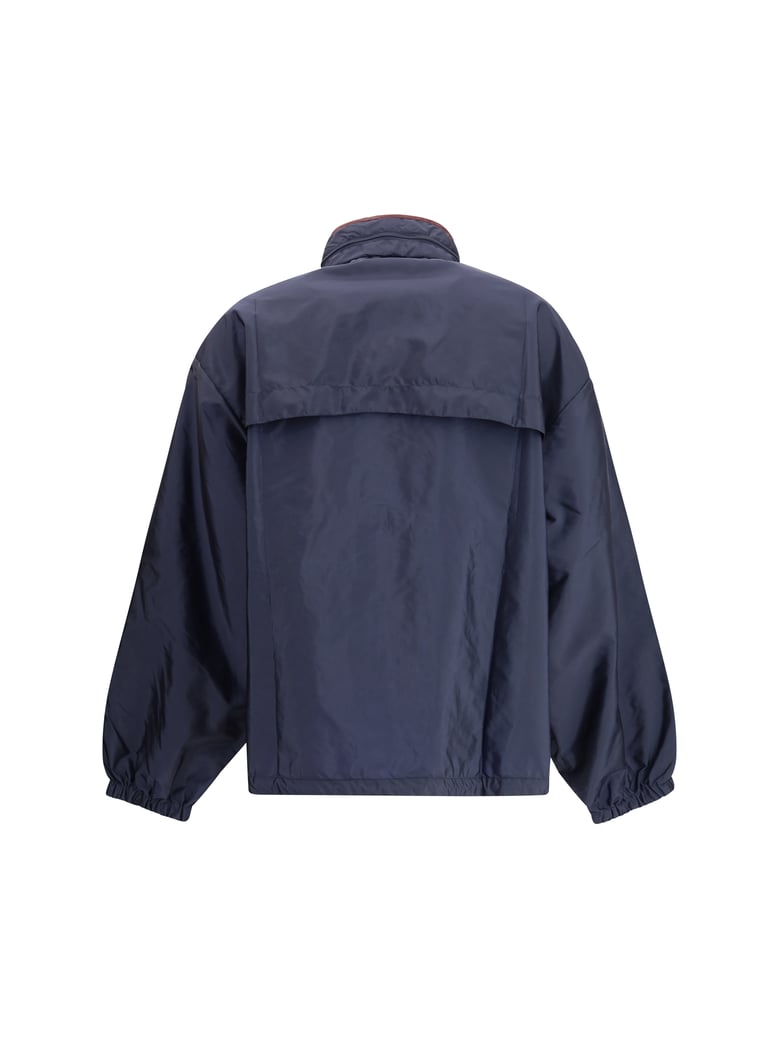 jacket re-nylon royal/garnet by Selfnex