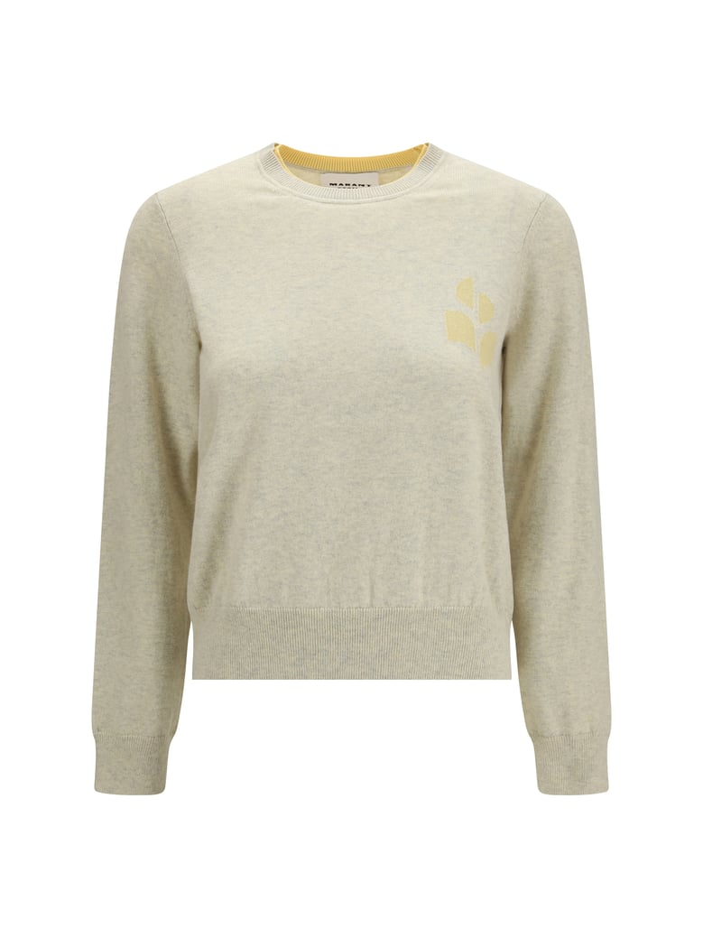 sweater lanta light grey/light yellow by Selfnex
