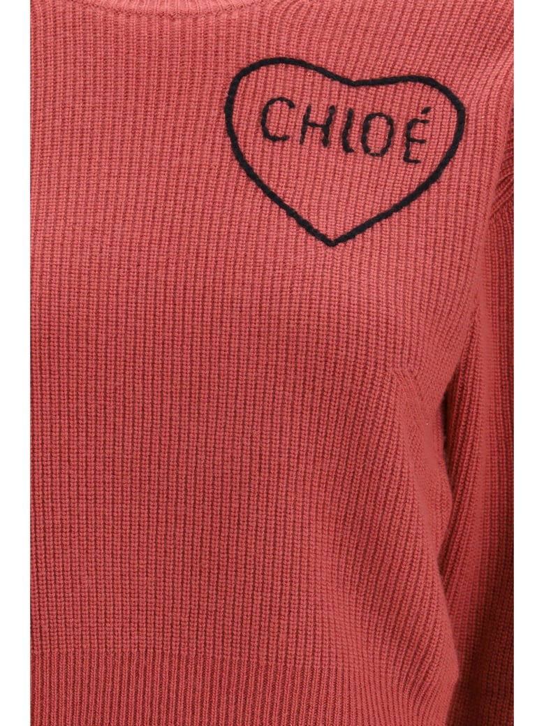 cropped pullover coppery pink by Selfnex
