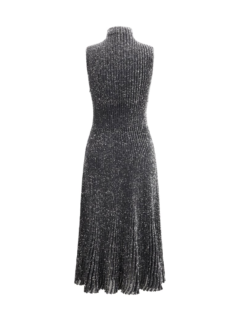 midi dress sequined black by Selfnex