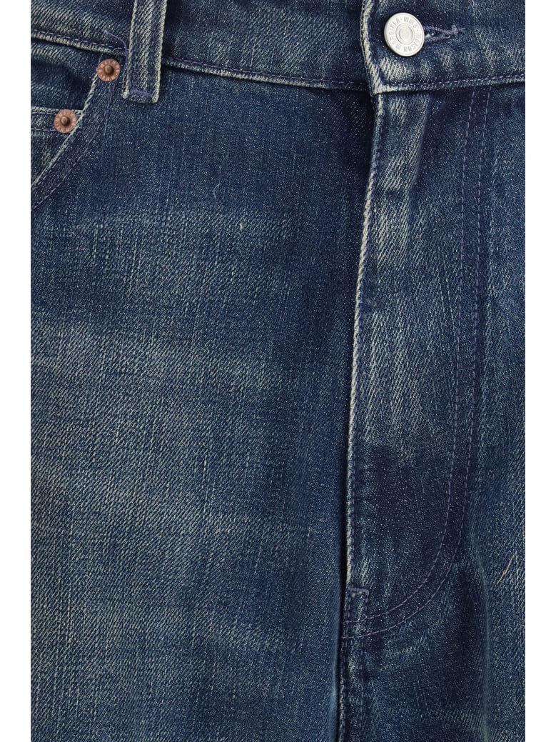 five-pocket pants dark blue by Selfnex