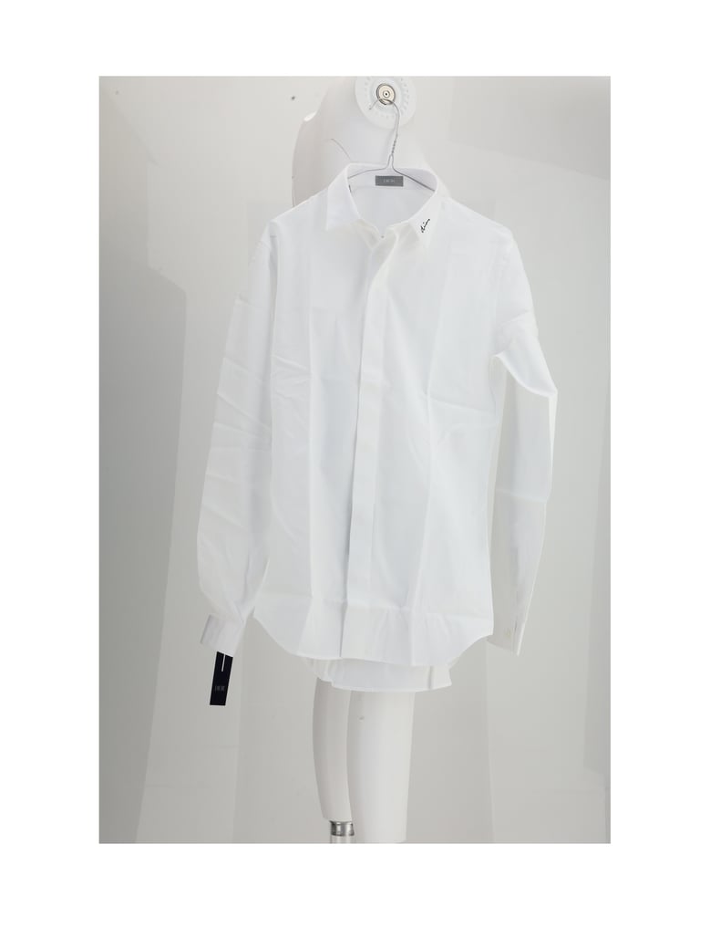 shirt white cotton by Selfnex