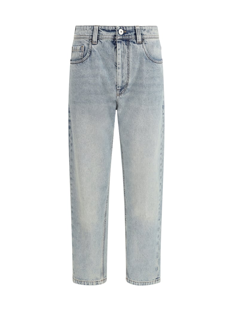 straight jeans light vintage denim by Selfnex