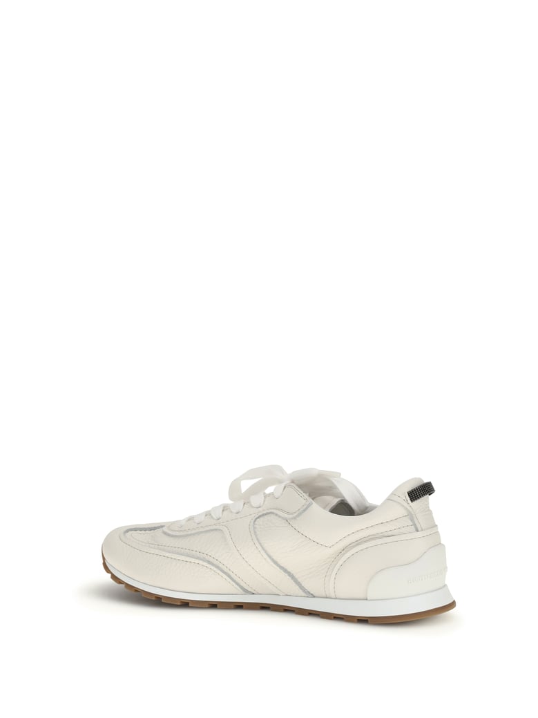 leather sneakers butter by Selfnex
