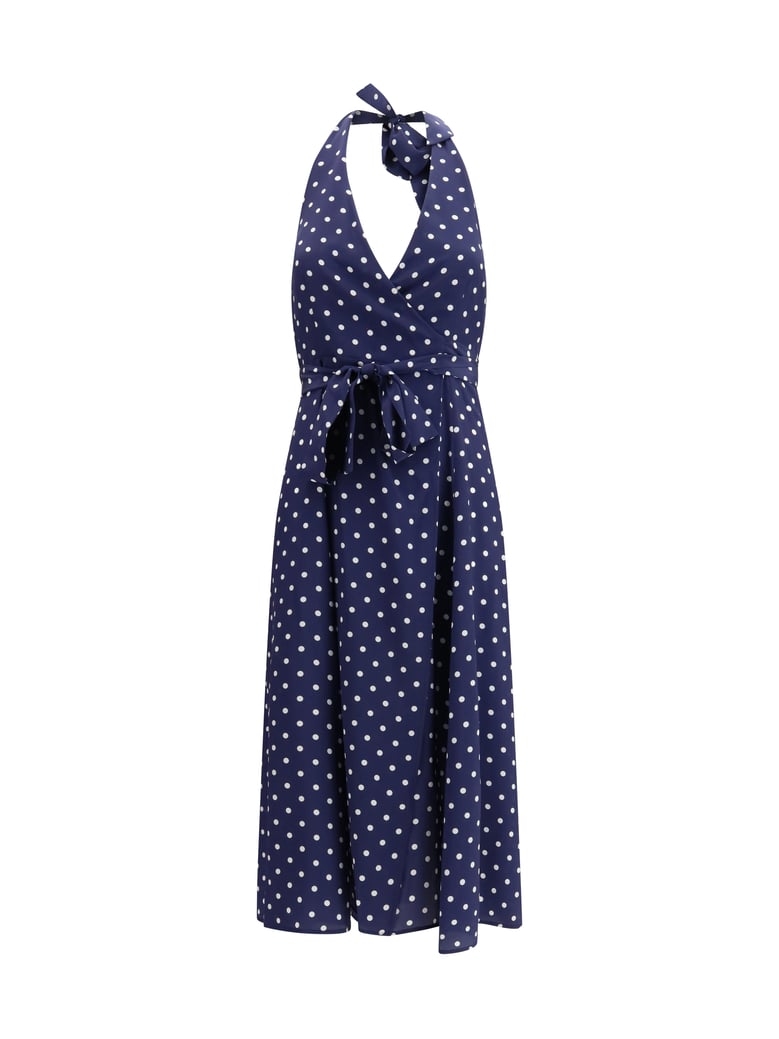dress polka-dot silk by Selfnex