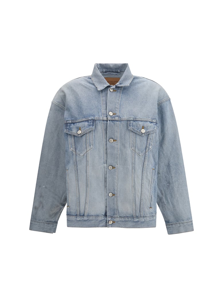 denim jacket dirty light blue by Selfnex