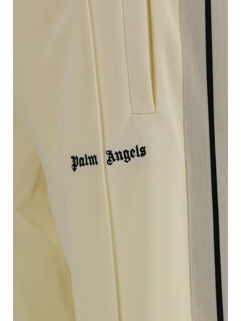 track pants classic logo ivory/black by Selfnex