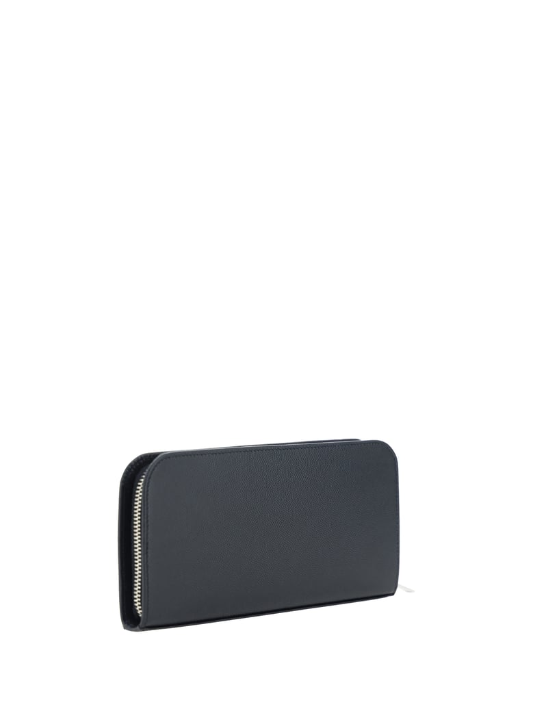 leather wallet grain de poudre black by Selfnex