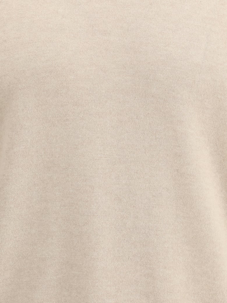 cashmere sweater sand/pebble by Selfnex