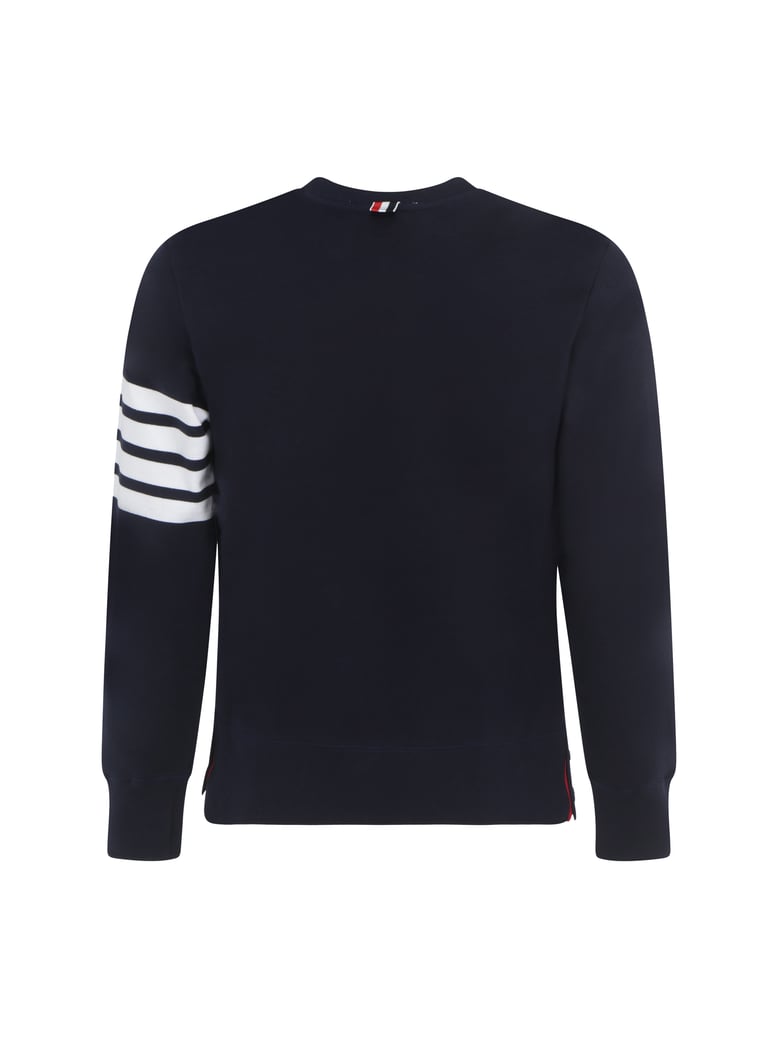 cotton sweatshirt navy by Selfnex