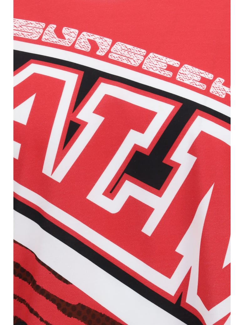 long-sleeved t-shirt racing red/black by Selfnex