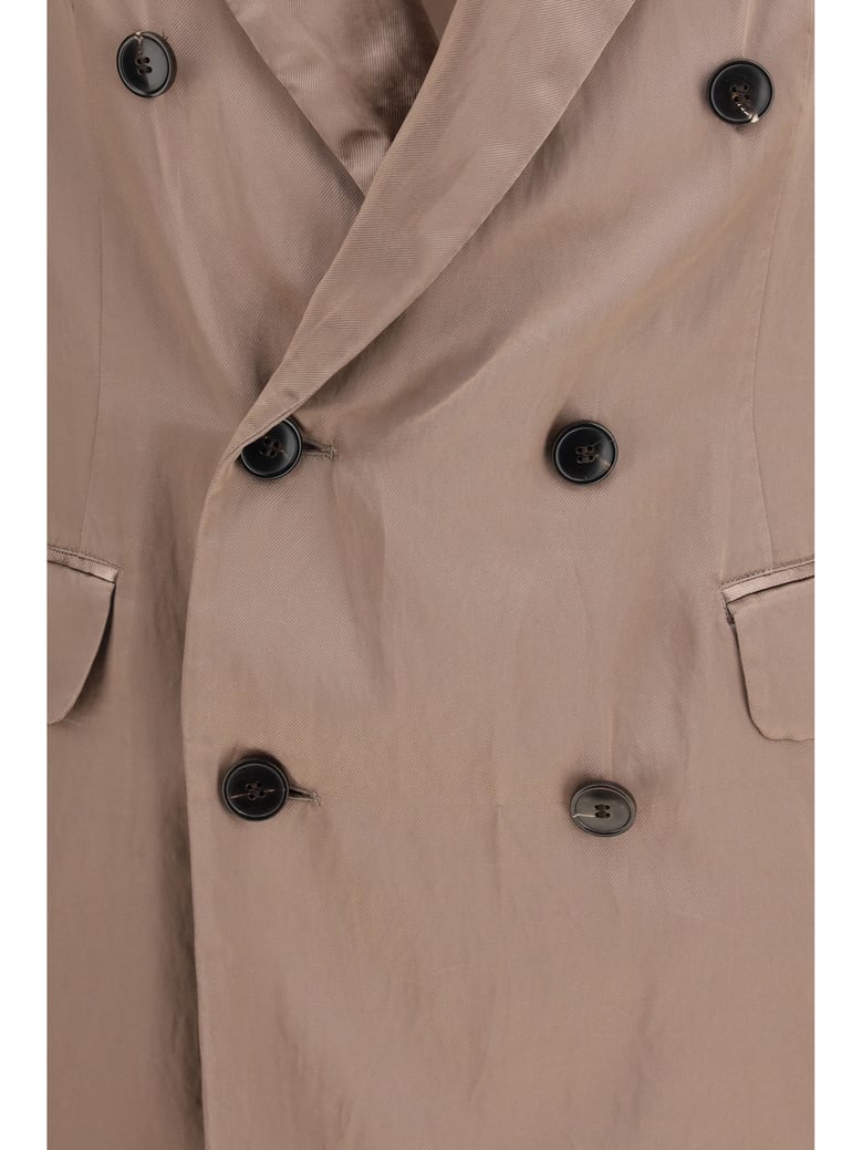 double-breasted blazer old rose by Selfnex