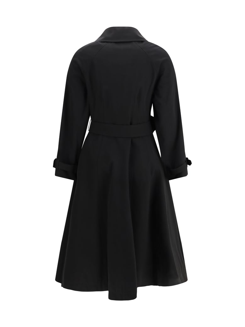 trench coat ellingham gabardine black by Selfnex