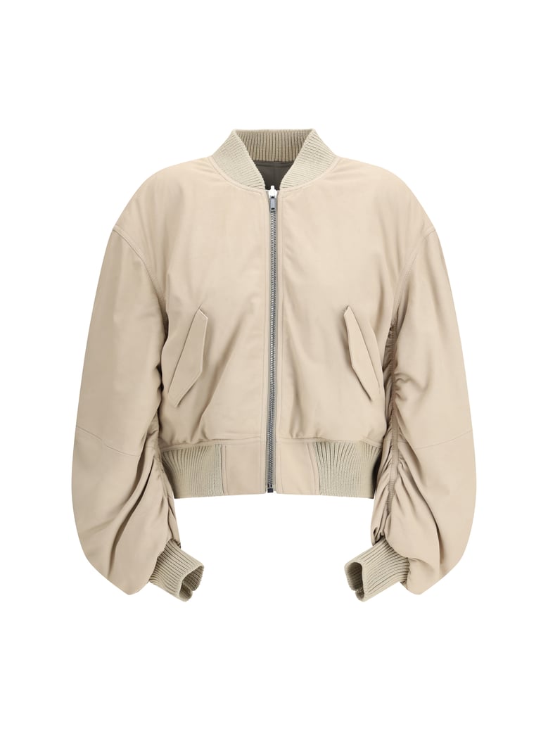 bomber jacket secchia flight lamb leather by Selfnex