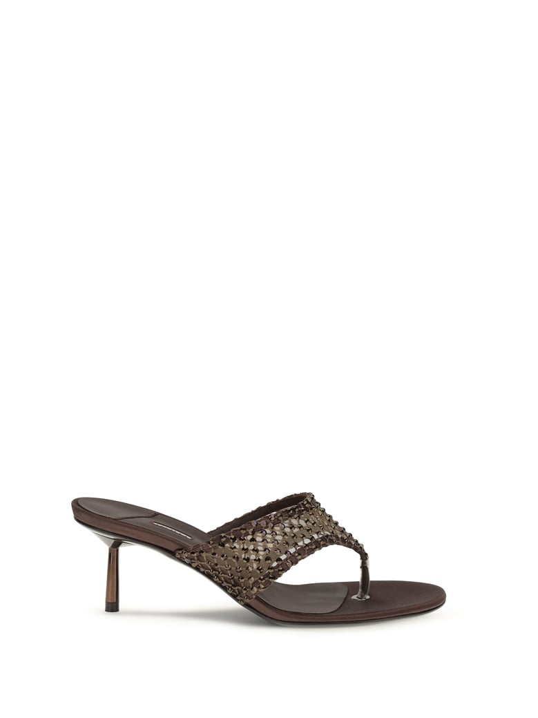 sandals gilda dark brown by Selfnex