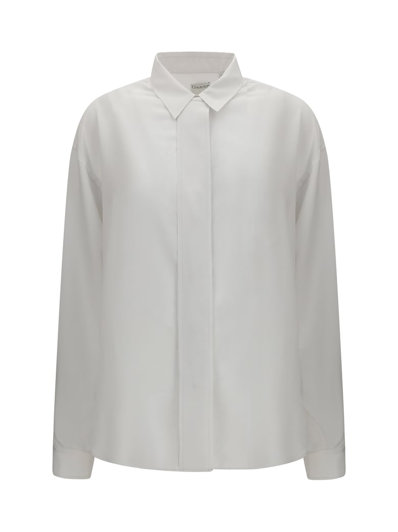 long-sleeve shirt amari cloud white by Selfnex