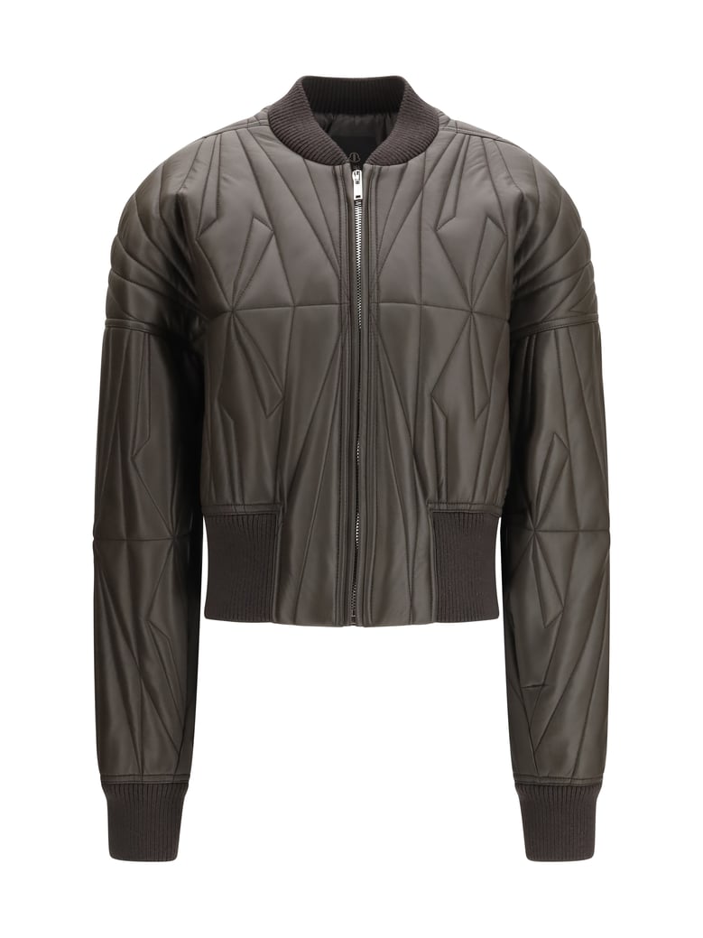 leather jacket geocamo dark dust by Selfnex