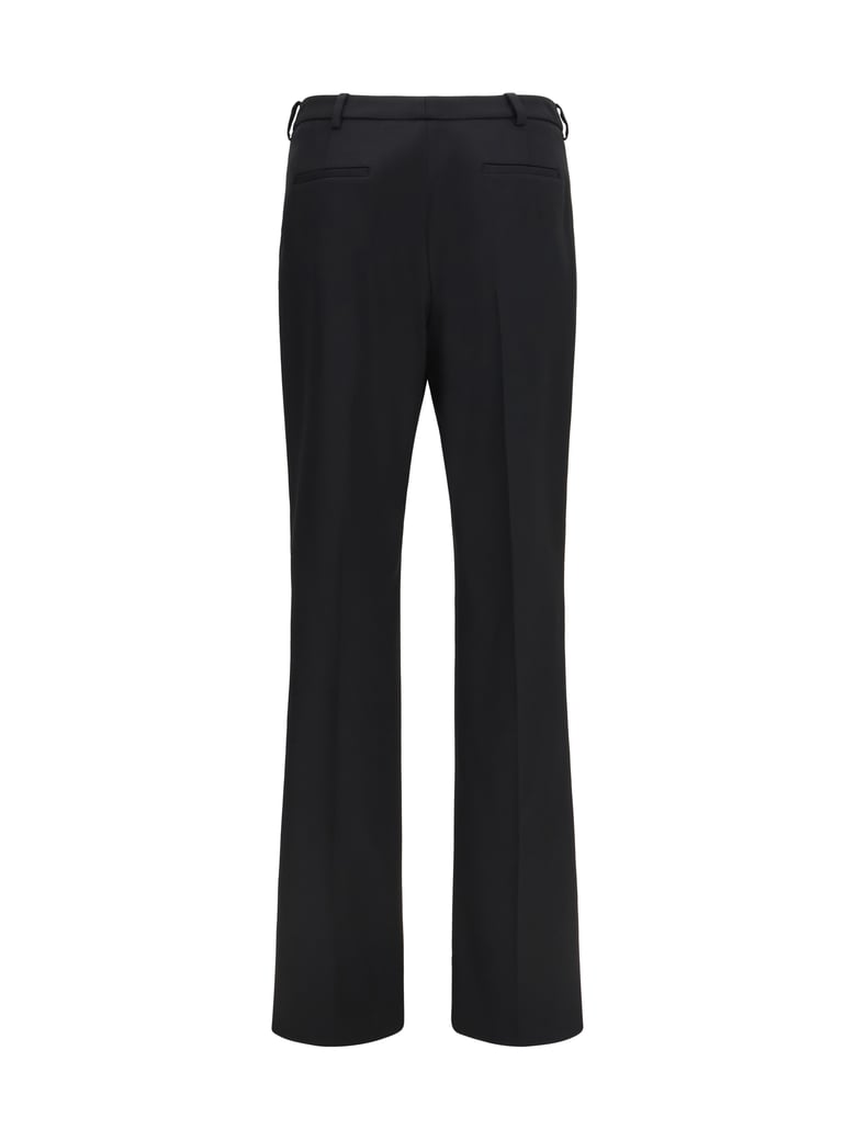 slim-fit tailored trousers black by Selfnex