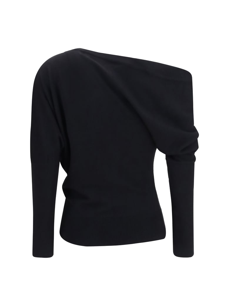 sweater asymmetric black by Selfnex
