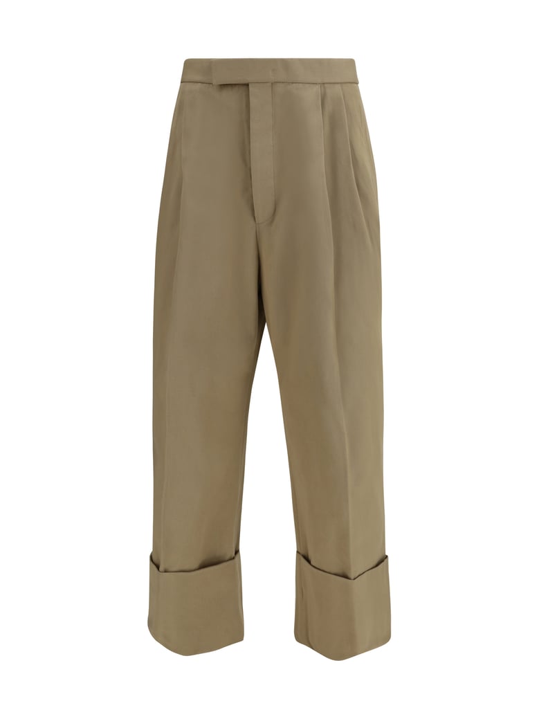 pants gabardine khaki by Selfnex