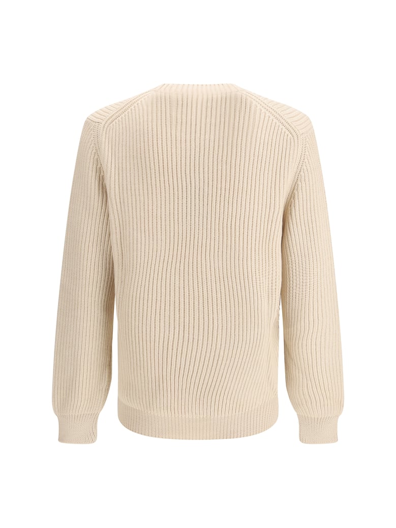 crew-neck knit warm grey by Selfnex