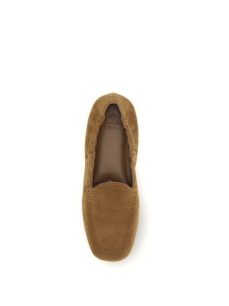 suede loafers walnut by Selfnex