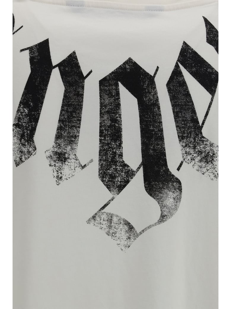 t-shirt big neck logo off white/black by Selfnex