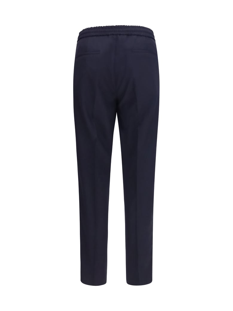 pants virgin wool blue by Selfnex