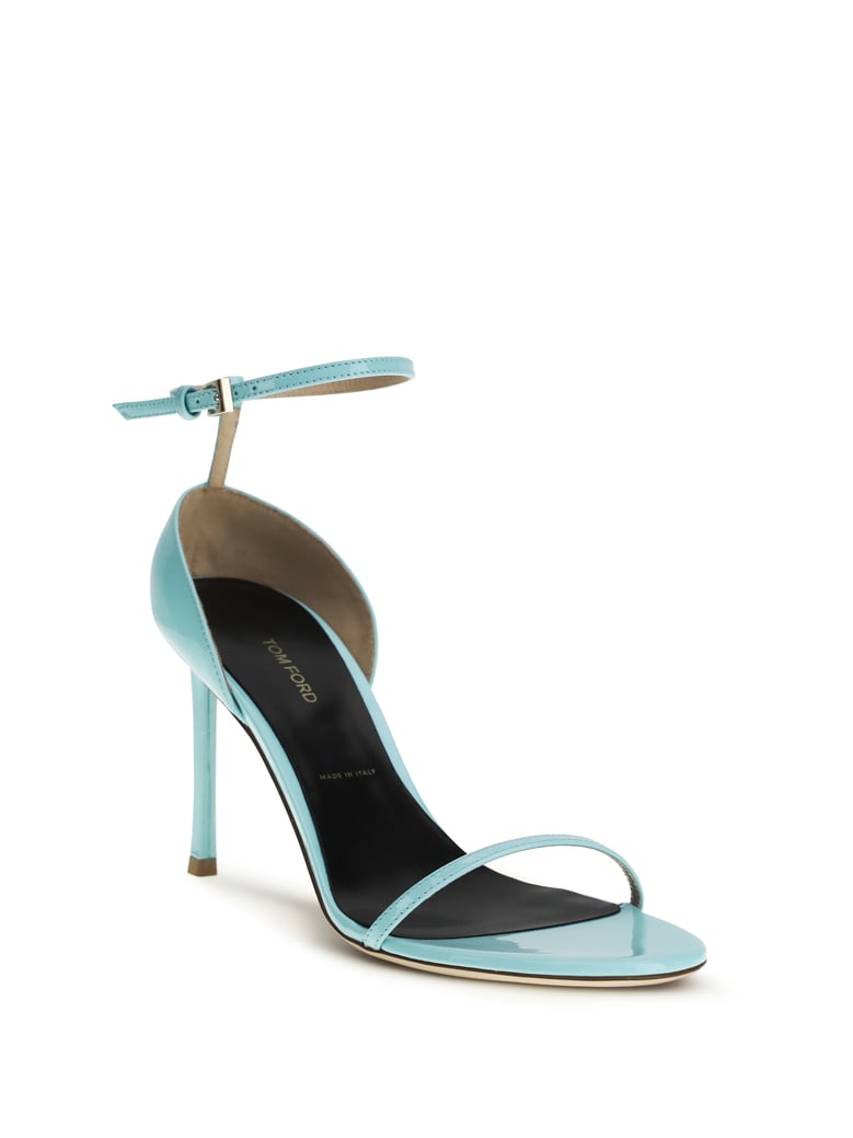 sandals vertigo patent leather aqua by Selfnex