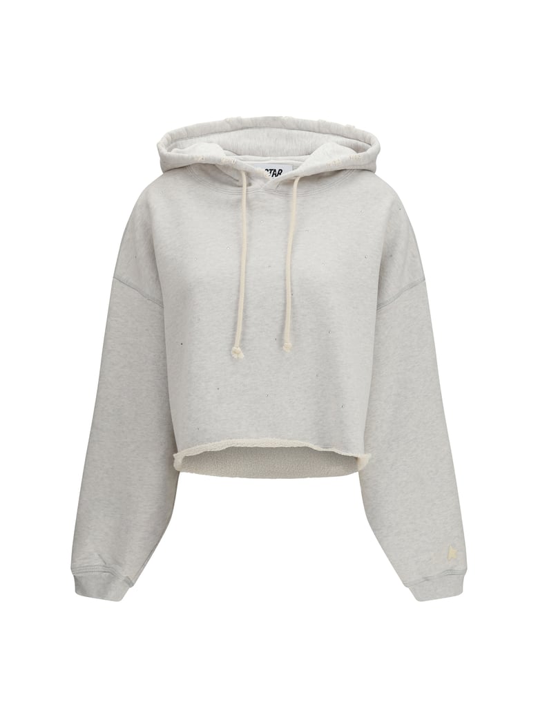 cropped hoodie star vintage grey by Selfnex