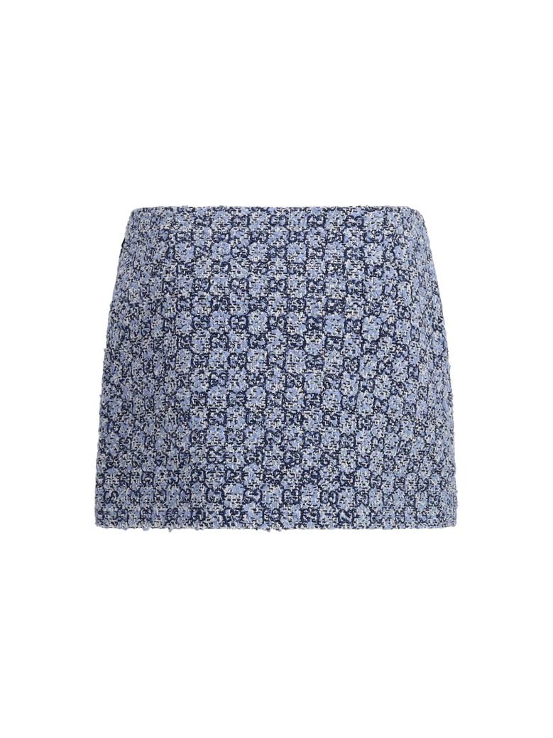 skirt gg tweed blue by Selfnex