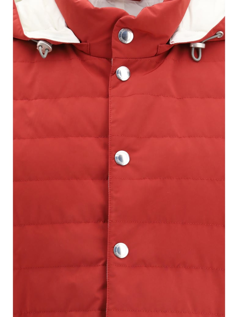 down jacket cherry/panama by Selfnex