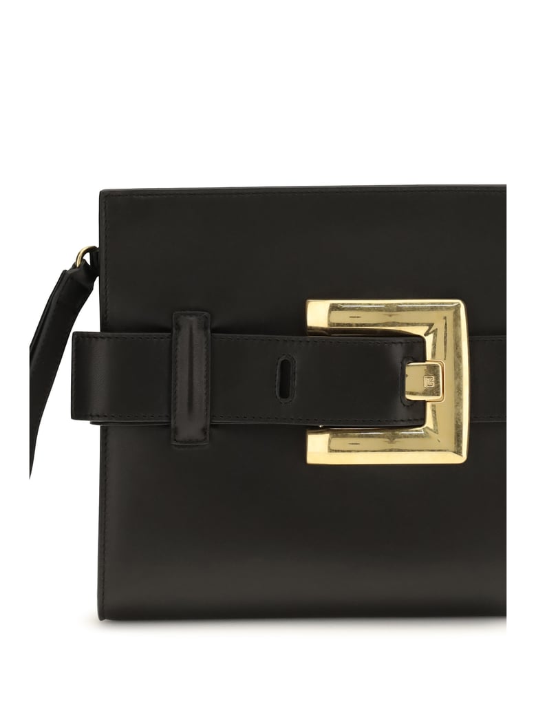 leather clutch anthem black by Selfnex