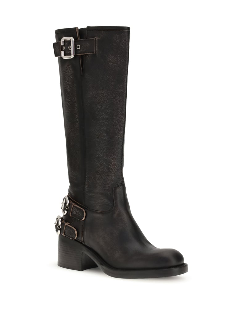 boots dakota black calfskin by Selfnex