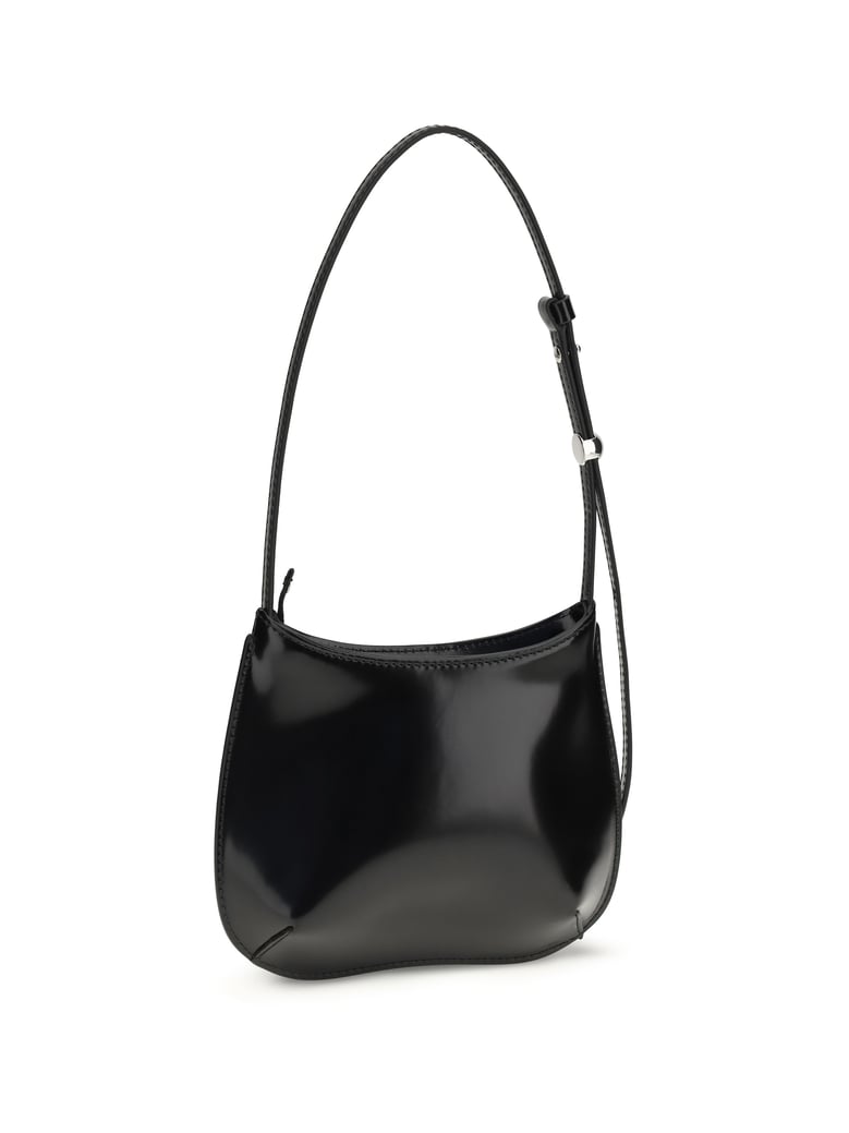 shoulder bag le petit bisou black leather by Selfnex